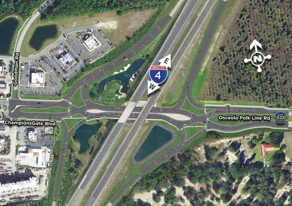 Bird's eye view of new ChampionsGate