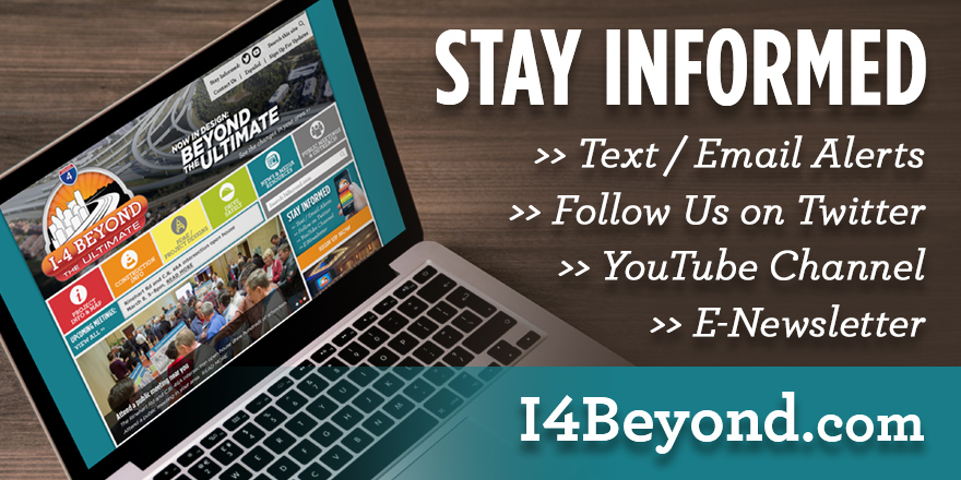 I-4 Beyond social media banner, teal, landscape