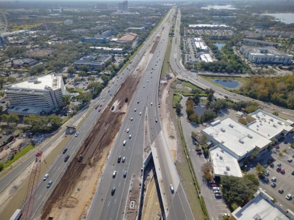 WB I-4 entrance and loop ramp road surface